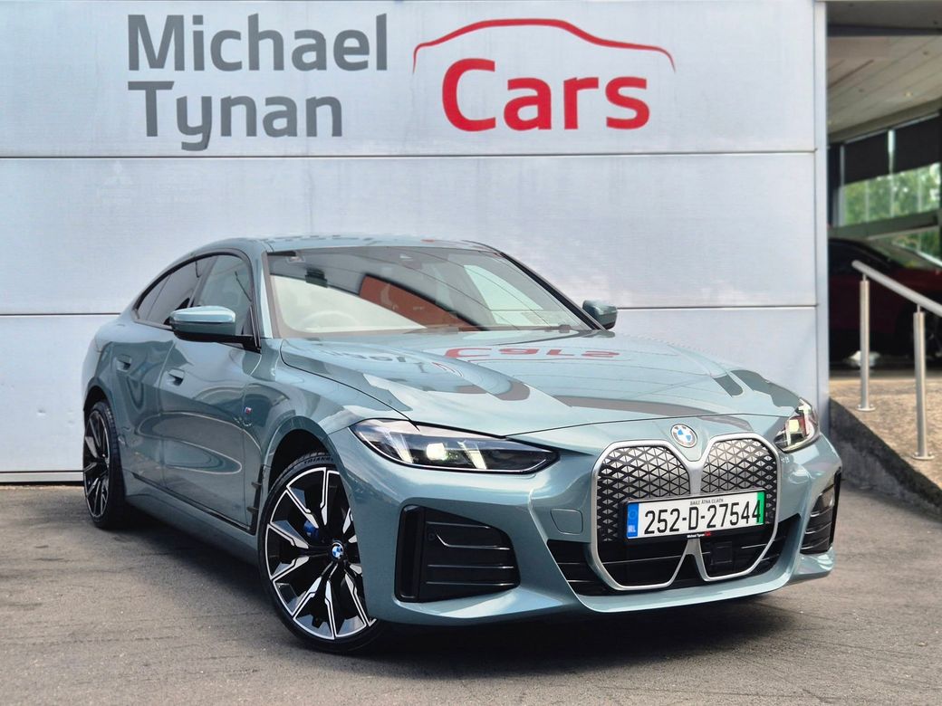 Image for 2025 BMW i4 M Sport eDrive 35 (335bhp) Upgraded 20'' Alloys, Black Leather, CarPlay, Camera - First Reg in December 2025 - Trade in Price €47, 999