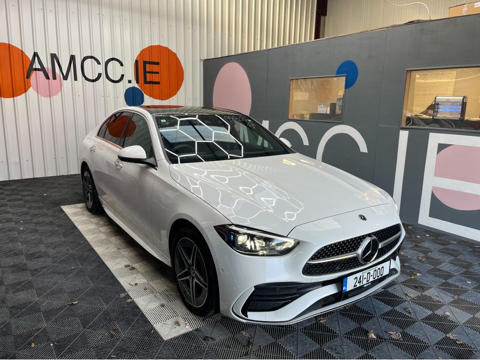 Image for 2024 Mercedes-Benz C Class €49950 2024 MERCEDES-BENZ C350E SPORTS 2.0 AUTOMATIC / CRUISE CONTROL / 360° CAMERA / ELECTRIC MEMORY & HEATED SEATS / AMBIENT LIGHTS / PADDLE SHIFTERS / PANORAMIC SUNROOF AND MORE