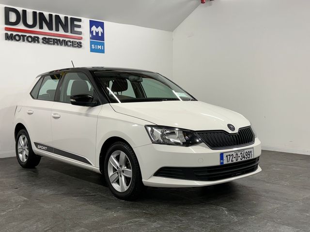 Image for 2017 Skoda Fabia **SPORT**1.0 PETROL**TINY MILEAGE**BLACK ROOF AND MIRRORS**15" 5 SPOKE ALLOY WHEELS**ELECTRIC WINDOWS**NCT12/27**BLUETOOTH PHONE**USB AND AUX CONNECTIVITY**CARTELL REPORT*WARRANTY**FINANCE AVAILABLE**