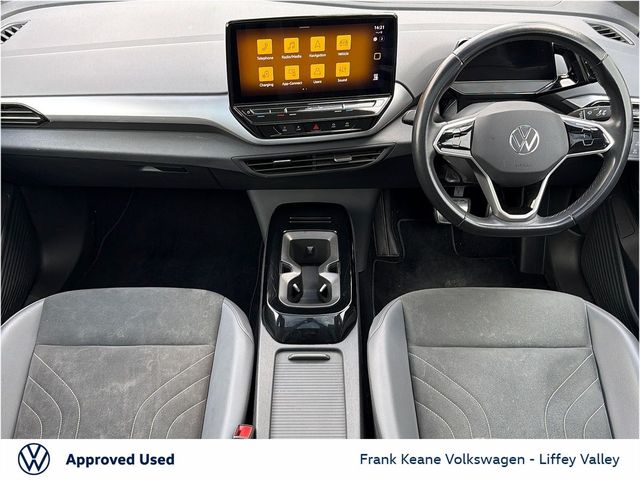 Image for 2022 Volkswagen ID.5 77KWH FAMILY 174HP *BLUE DUSK METALLIC* *PANORAMIC GLASS ROOF* *IQ HEADLIGHTS* *PRIVACY GLASS* *ART VELOUR SEATS* *PARKING CAMERA* *BATTERY CERTIFIED*