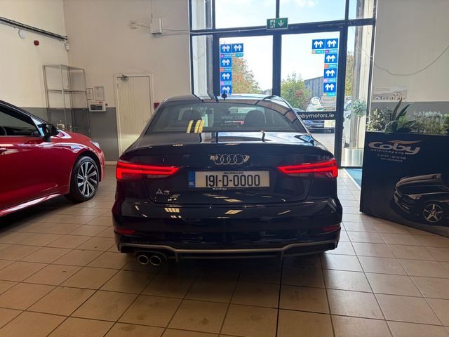 Image for 2019 Audi A3 Saloon S-Line AUDI A3 1.4 4DR AUTO. New NCT Before Collection, Alloy Wheels, Half Leather, MFSW, Revers Cam, Parking Sensors, Dual Climate Control, Cruise Control, Bluetooth, Paddle Shift, Full Electrics, &