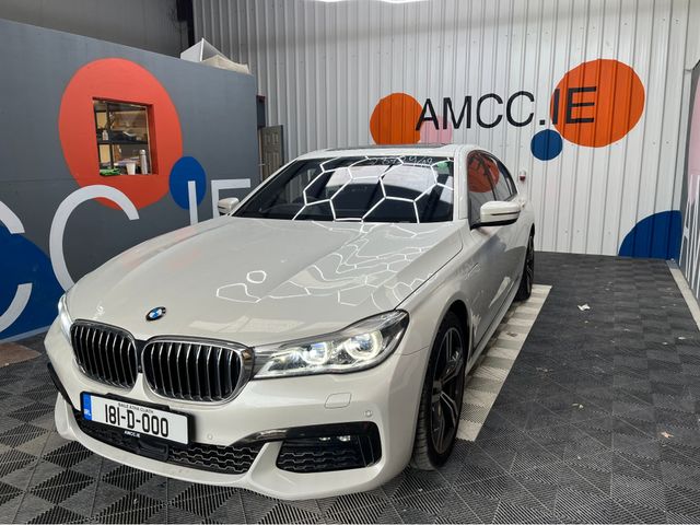 Image for 2018 BMW 7 Series €27950 2018 BMW 740E iPERFORMANCE M-SPORT 2.0 AUTOMATIC / CRUISE CONTROL / 360° CAMERA / ELECTRIC MEMORY HEATED & MASSAGING SEATS / PADDLE SHIFTERS / ABIENT LIGHTS / PANORAMIC SUNROOF AND MORE