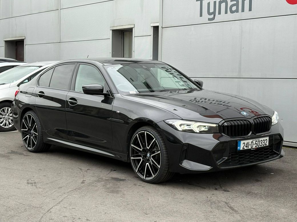 Image for 2024 BMW 3 Series 330e M Sport PHEV (292bhp) Upgraded 20'' Alloys, Dechromed, Camera, CarPlay, 1/2 Leather, Heated Seats - First Reg in January 2024 - Trade in Price €45, 888