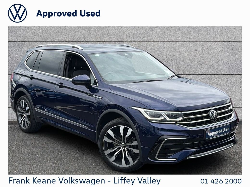 Image for 2024 Volkswagen Tiguan Allspace R-LINE AUTO 2.0 TDI 150HP *ATLANTIC BLUE METALLIC* *7-SEATER* CARPLAY & ANDROID AUTO* *REAR VIEW CAMERA* *PCP FINANCE AVAILABLE*