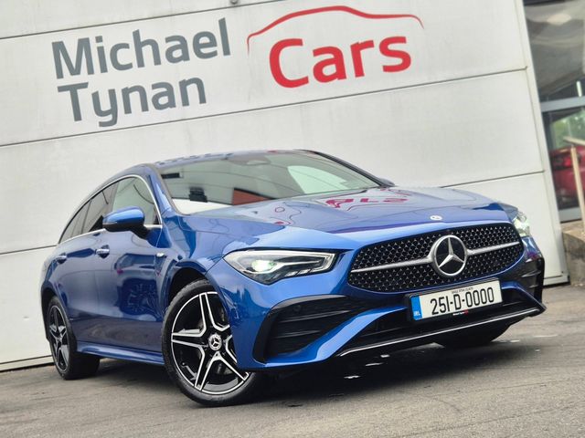 Image for 2025 Mercedes-Benz CLA Class 250e AMG Line Executive Auto Estate, 18" Alloys, Privacy, 1/2 Leather, Heated Seats, Camera, Parking Sensors, Climate, Blind Spot Detection - First Registered in January 2025. Trade in Price €42, 99