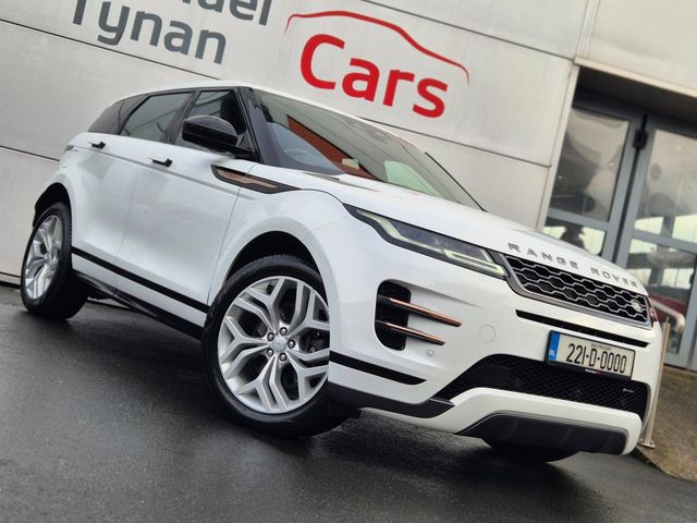 Image for 2022 Land Rover Range Rover Evoque R-Dynamic SE P300e 1.5 Petrol Plug-In Hybrid Auto (309bhp) Upgraded 20'' Alloys + Black Leather Seats - First Registered February 2022 - Trade in Price €37, 999.
