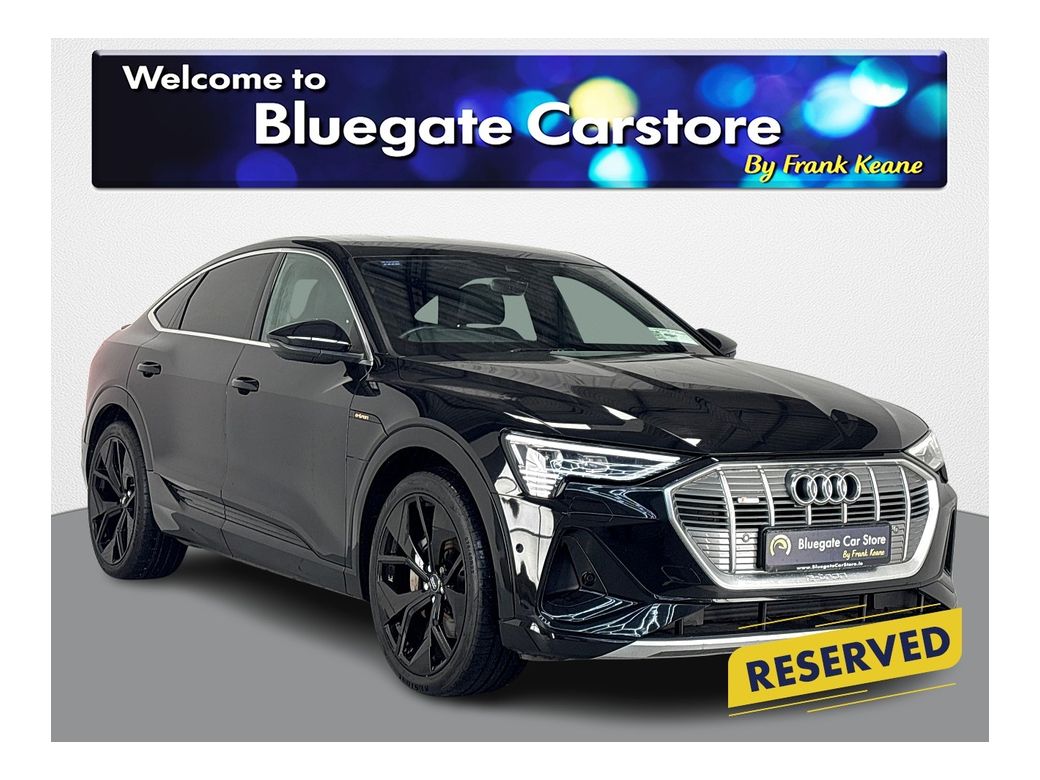 Image for 2022 Audi e-tron S LINE 55 QUATTRO**NEW 22" BLACK ALLOYS**HEATED LEATHER**DIGITAL DASH**TOUCHSCREEN MEDIA**APPLE CAR PLAY**DUAL CLIMATE**DRIVE MODES**MULTIFUNCTIONAL STEERING WHEEL**CRUISE CONTROL**REVERSE CAMERA**