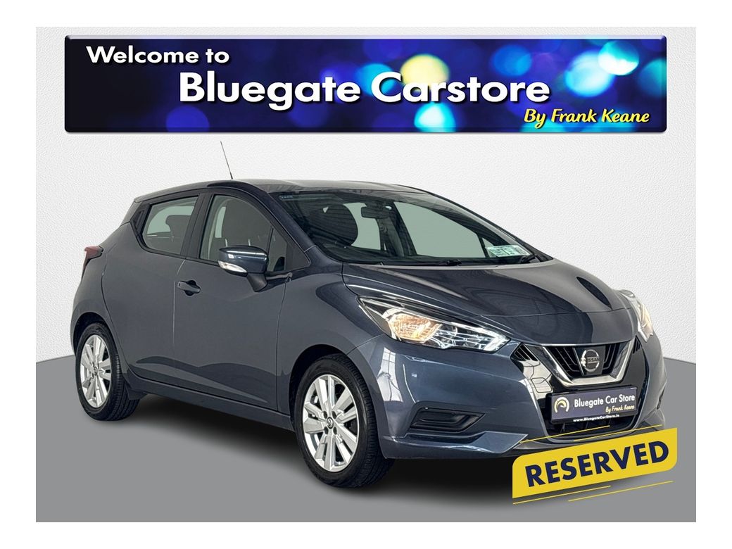 Image for 2019 Nissan Micra 1.0 SV*SEMI DIGITAL DASH**MULTIFUNCTIONAL STEERING WHEEL**TOUCH SCREEN MEDIA DISPLAY**BLUETOOTH**AIR CONDITIONING**BLACK CLOTH INTERIOR**FINANCE ARRANGED**16"ALLOYS**