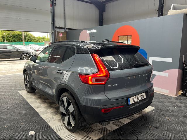 Image for 2022 Volvo XC40 €28950 2022 VOLVO XC40 RECHARGE ULTIMATE TWIN MOTOR AUTOMATIC / CRUISE CONTROL / 360° CAMERA / ELECTRIC MEMORY & HEATED SEATS / PANORAMIC SUNROOF AND MORE