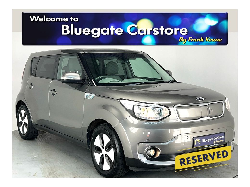 Image for 2018 Kia Soul EV AUTO 5DR FIRST EDITION**REVERSE CAMERA**SEMI DIGITAL DASH**MULTIFUNCTIONAL STEERING WHEEL**SATNAV**FRONT HEATED SEATS**GREY CLOTH INTERIOR**AIR CON**TOUCH SCREEN MEDIA DISPLAY*HEATED STEERING WHEEL