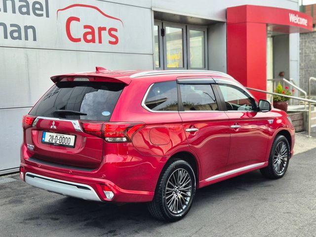 Image for 2021 Mitsubishi Outlander PHEV G 2.4 Petrol Auto 4WD, Privacy, CarPlay, Camera, 1/2 Leather, Heated Seats & Steering Wheel, 18" Alloys, Electric Tailgate- First Reg in 2021 - Trade in Price €26, 888