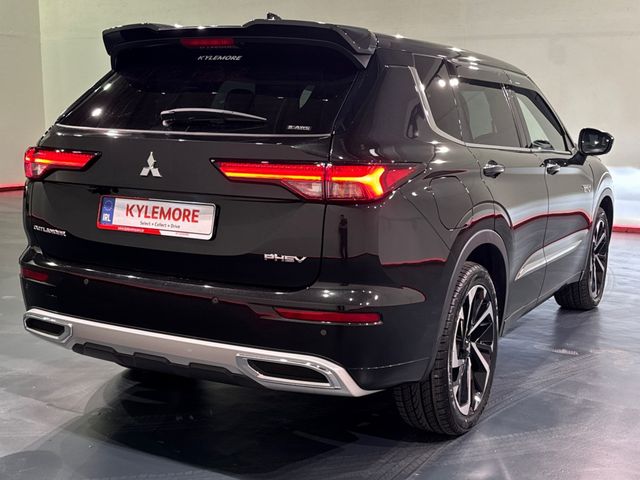 Image for 2023 Mitsubishi Outlander 2.4 PETROL PLUG-IN HYBRID AUTOMATIC - FULL BLACK/ORANGE LEATHER ELECTRIC SEATS - HEATED SEATS FRONT & BACK - 360/REVERSE CAMERA - DIAMOND CUT ALLOY WHEELS - ELECTRIC TAIL-GATE