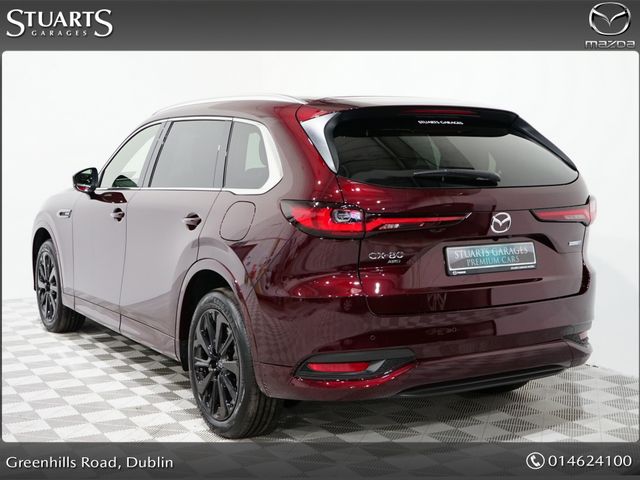 Image for 2026 Mazda CX-80 CX-80 2.5 PHEV 327PS HOMURA PLUS 7 SEATER*DEMO SPECIAL SAVE €6, 385 OFF NEW*ARTISAN RED, BLACK LEATHER SEAT 20 INCH ALLOYS, PANORAMIC SUNROOF, CONVENIENCE & DRIVER ASSISTANCE PACK, 
