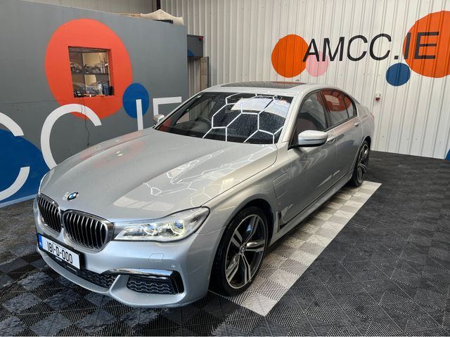 Image for 2018 BMW 7 Series €28950 2018 BMW 740E IPERFORMANCE M-SPORT 2.0 AUTOMATIC / CRUISE CONTROL 360° CAMERA / ELECTRIC MEMORY HEATED & MASSAGING SEATS / AMBIENT LIGHTS / PADDLE SHIFTERS / PANORAMIC SUNROOF