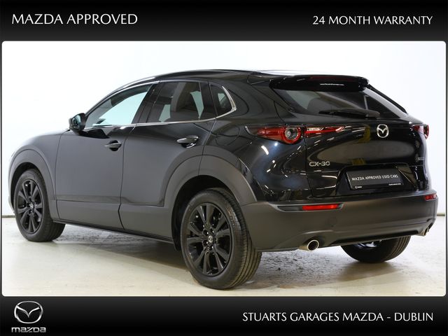Image for 2022 Mazda CX-30 M Hybrid (122PS) HOMURA 2.0 PETROL* KEYLESS, HEADS UP, NAV, TRAFFIC SIGN RECOGNITION, REAR CAMERA, ADAP CRUISE, LANE DEPARTURE, HEATED SEATS, DUAL CLIMATE, BLIND SPOT DETECTION, PRIVACY 