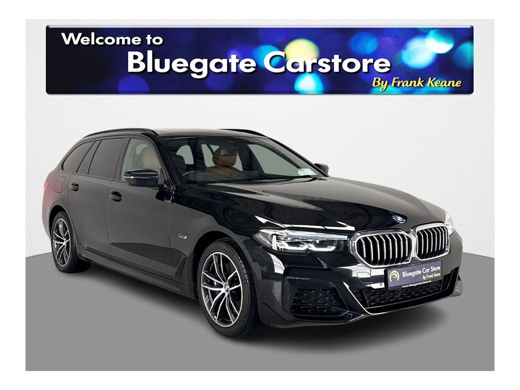 Image for 2023 BMW 5 Series 530E M SPORT AUTO **REVERSE CAMERA**ELECTRIC TAILGATE**PARKING SENSORS**APPLE CAR PLAY**MULTIFUNCTIONAL STEERING WHEEL**HEATED BROWN LEATHER INTERIOR**DUAL CLIMATE**DRIVE MODES**CRUISE CONTROL**