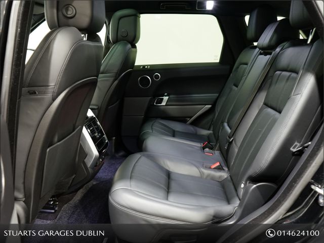 Image for 2021 Land Rover Range Rover Sport Sport 2.0 P400E HSE DYNAMIC BLACK PACK*SANTORINI BLACK WITH BLACK LEATHER, PANORAMIC ROOF, 21” BLACK ALLOYS, KEYLESS ENTRY, REVERSING CAMERA, SAT NAV, MEMORY HEATED SEATS, AIR SUSPENSION, REAR HEATE