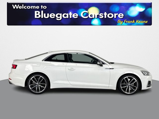 Image for 2018 Audi S5 TFSI QUATTRO 2DR A 3.0TFSI 354BHP NEW NCT*BLACK LEATHER INTERIOR**FRONT HEATED SEATS**DIGITAL MEDIA DISPLAY**PARKING SENSORS**DRIVE MODES**BLUETOOTH**KEYLESS START**UPGRADED ALLOYS**FINANCE ARRANGED**