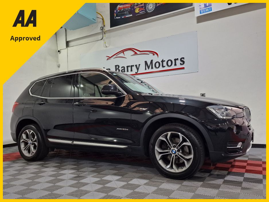 Image for 2017 BMW X3 20D X-DRIVE X-LINE 190BHP AUTOMATIC **ORIGINAL IRISH CAR / HIGH SPEC / CRUISE CONTROL / ELECTRIC BOOTLID / FRONT & REAR PARKING ASSIST / FULL OYSTER LEATHER / HEATED FRONT SEATS / SAT NAV**