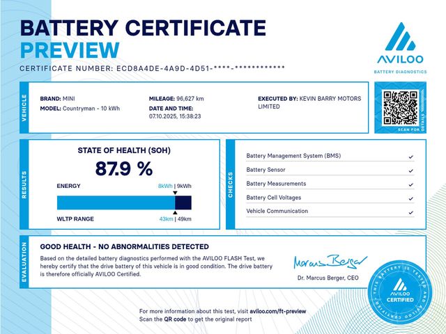Image for 2021 Mini Countryman S E ALL4 EXCLUSIVE (PLUG IN HYBRID) AUTOMATIC **ONE OWNER / HUGE SPEC / APPLE CARPLAY / CRUISE CONTROL / FULL BLACK LEATHER / HEATED FRONT SEATS / REVERSE CAMERA / REAR TINTED GLASS**