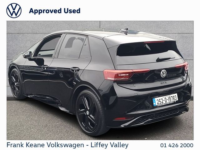 Image for 2025 Volkswagen ID.3 79KWH GTX PERFORMANCE PLUS *MYTHOS BLACK* *BLACK SKAGEN ALLOYS* *PCP FINANCE AVAILABLE* *HARMON KARDON SPEAKERS* 