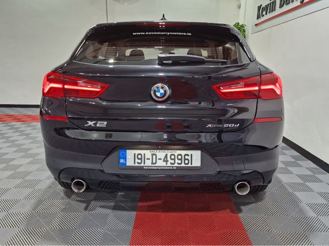 Image for 2019 BMW X2 20D X-DRIVE (HUGE SPEC) 190BHP AUTOMATIC **18" BI-COLOUR ALLOYS / CRUISE CONTROL / ELECTRIC BOOTLID / FULL BLACK LEATHER / HEAD UP DISPLAY / REVERSE CAMERA / SAT NAV / WIRELESS PHONE CHARGING**