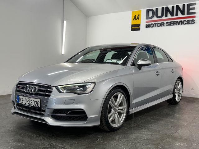 Image for 2014 Audi S3 **S3 **296BHP **QUATTRO **2 KEYS **18'' POLISHED SILVER WHEELS **MULTI FUNCTION FLAT BOTTOM STEERING WHEEL **PADDLE SHIFT **XENON HEADLIGHTS AND TAILIGHTS **MULTI FUNCTION CENTRE CONSOLE **MULTIPLE DR