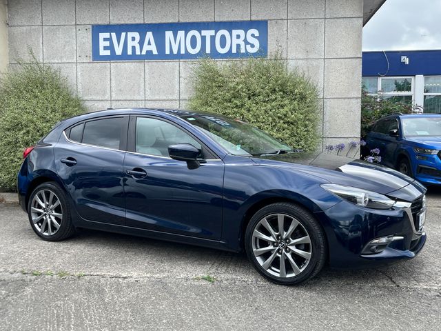 Image for 2018 Mazda Mazda3 GT 2.0 PETROL MANUAL //LOW MILES//MASSIVE SPEC//FULL LEATHER HEATED SEATS AND STEERING WHEEL//KEYLESS ENTRY//BOSE SOUND SYSTEM//SAT NAV//REVERSE CAMERA//HEAD UP DISPLAY//