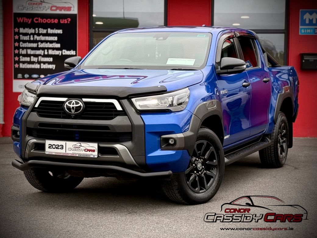 Image for 2023 Toyota Hilux 2.8 INVINCIBLE-X 4WD D-4D // NEBULA BLUE // LOW MILEAGE // HIGH SPEC // VAT INVOICE // 