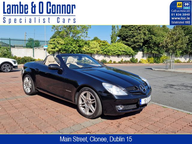 Image for 2010 Mercedes-Benz SLK Class SLK 200 K * OBSDIAN BLACK / BEIGE NAPPA LEATHER * REVERSE CAMERA * VERL LOW MILES WITH MERCEDES SERVICE RECORD * BEST AVAILABLE * 