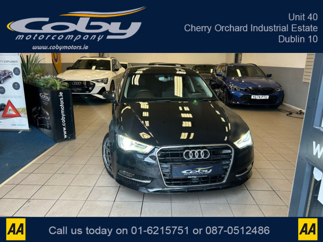 Image for 2014 Audi A3 1.4 5DR Auto New Upgraded Alloy Wheels, New NCT, Full Leather, Privacy Glass, Sat Nav, 2Keys, Climate Control, Cruise Control, Reverse Cam, Parking Sensors, MFSW, Heated Seats, Full Electrics, and mor