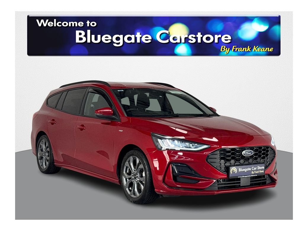 Image for 2024 Ford Focus ST-LINE 1.0T MHEV ESTATE**FRONT HEATED SEATS**HEATED MULTIFUNCTIONAL STEERING WHEEL**TOUCH SCREEN MEDIA DISPLAY**PARKING SENSORS**APPLE CARPLAY**BLACK CLOTH INTERIOR**FINANCE ARRANGED**