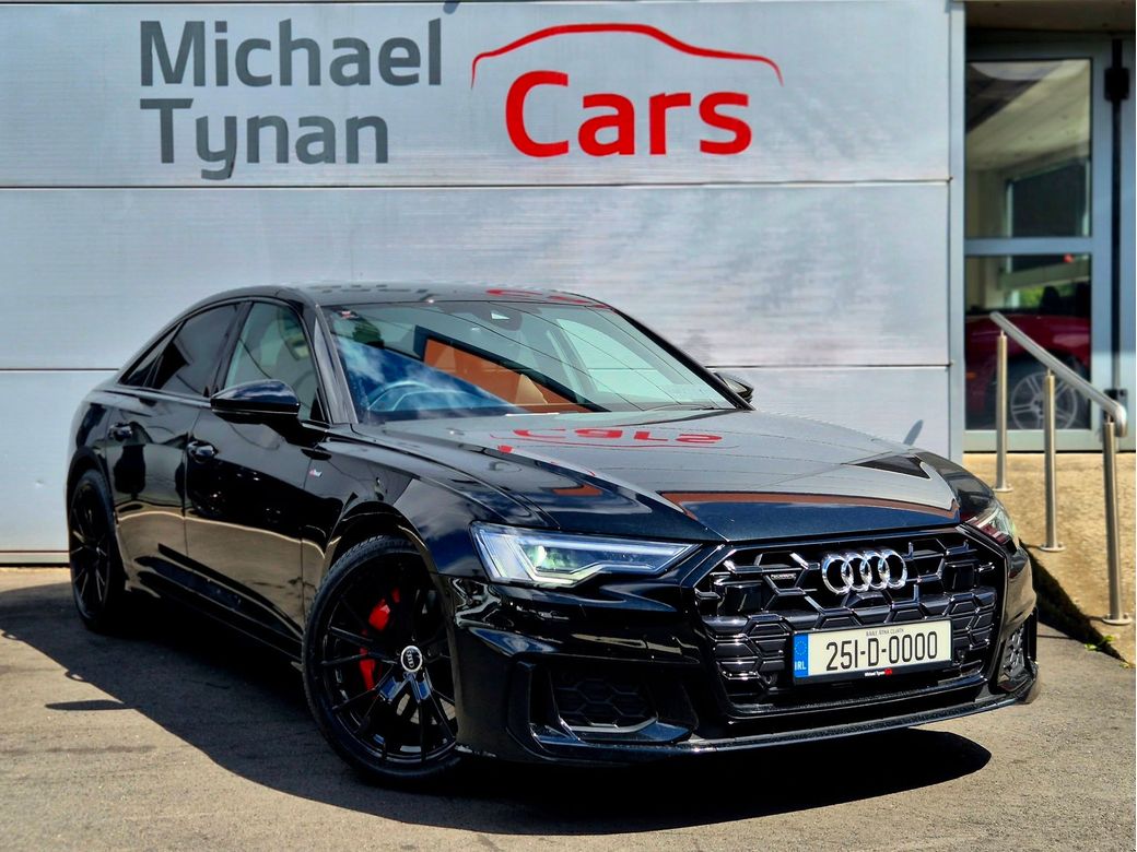 Image for 2025 Audi A6 2.0 TFSI 50e S Line Quattro Black Edition Pack (299bhp) Upgraded 20” Gloss Black Alloys, Full Black Leather + Electric Seats + Rear Camera - First Reg in August 2025 - Trade in Price €55, 999