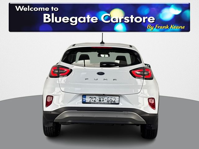 Image for 2021 Ford Puma TITANIUM 1.5**MULTIFUNCTIONAL STEERING WHEEL**DIGITAL MEDIA DISPLAY**REVERSE CAMERA**PARKING SENSORS**BLACK CLOTH INTERIOR**AIR CONDITIONING**KEYLESS START**BLUETOOTH**FINANCE ARRANGED**