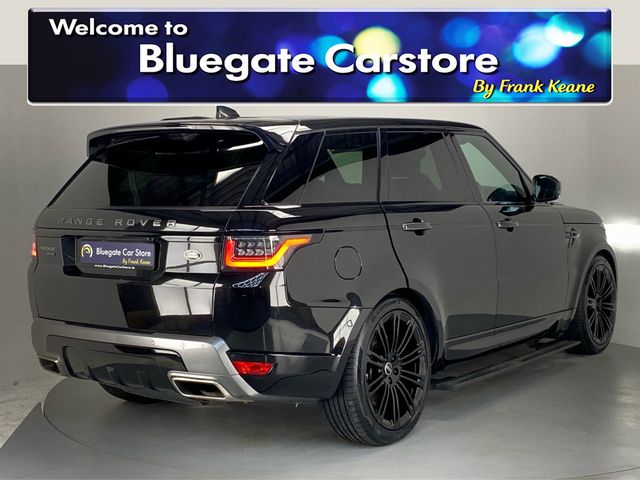Image for 2022 Land Rover Range Rover Sport UPGRADED ALLOYS PHOTOS TO FOLLOW**HSE SILVR P4**PANORAMIC GLASSROOF**MERIDAN SOUNDSYTEM**BLACK LEATHER INTERIOR**FRONT HEATED ELECTRIC SEATS**TOUCH SCREEN INFOTAINMENT**APPLE CARPLAY**REVERSE CAMERA