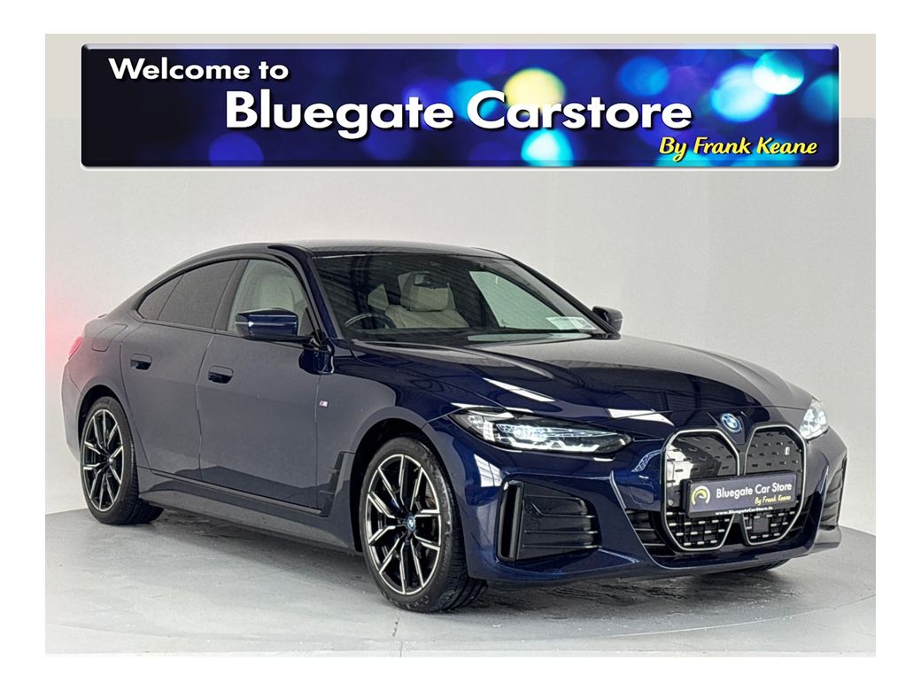 Image for 2023 BMW i4 EDRIVE40 340BHP **Digital Dash**Touchscreen Media**Heads Up Display**Harman/Kardon Sound System**Apple CarPlay**Reverse Camera**Foldable Mirrors**Cream Leather Interior**Heated Seats**Isofix**