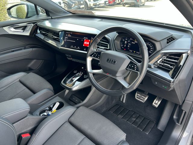 Image for 2023 Audi Q4 e-tron 40 E-Tron S-LINE 204PS 5DR **BIGGER RANGE** SAT NAV** REVERSE CAMERA** MEDIA PLAY** ELECTRIC BOOT** HEATED SEATS**