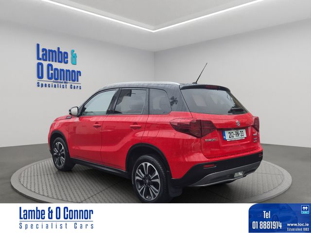 Image for 2021 Suzuki Vitara 1.4 B/JET HYBRID * ALLGRIP 4 WHEEL DRIVE * RED/ BLACK * PAN ROOF * SAT NAV * REVERSE CAMERA * FULL SERVICE HISTORY * BEST VALUE * 