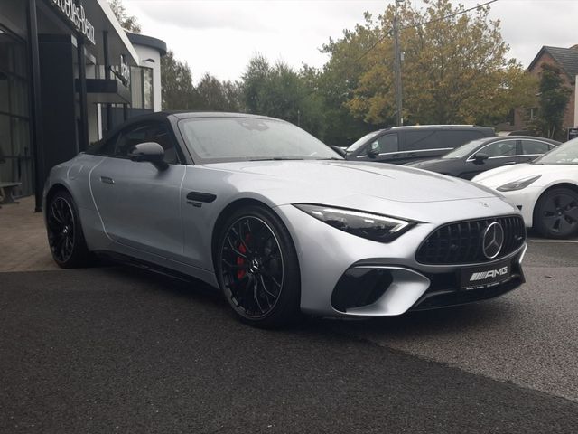 Image for 2023 Mercedes-Benz SL Class AMG SL55 V8 Bi-Turbo 4Matic Premium Plus--Upgraded Alloy Wheels, Night Pack, Burmester Sound, Memory Seats, Heads-Up Display, Carbon Trim, and More