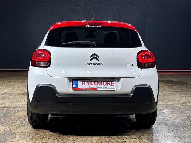 Image for 2020 Citroen C3 AUTOMATIC 1.2L - SHINE EDITION - WHITE/RED TWO TONE - DIAMOND CUT ALLOYS - CRUISE CONTROL - LANE KEEPING ASSIST - REVERSE CAMERA