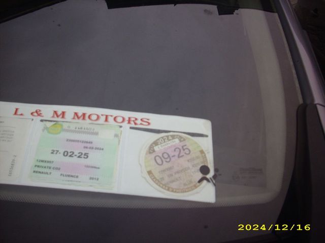 Image for 2012 Renault Fluence 1.5 DCI 110 ROYALE 4DR