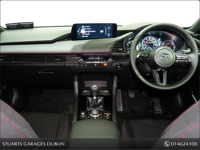 Image for 2026 Mazda Mazda3 E Skyactiv G 140PS 6MT HOMURA*PRE REG SPECIAL*SAVE €4, 460 OFF NEW*@ MAZDA SOUTH DUBLIN, *AVAILABLE FOR IMMEDIETE DELIVERY*KEYLESS, HEADS UP, NAV, TRAFFIC SIGN RECOGNITION, REAR CAMERA, ADA