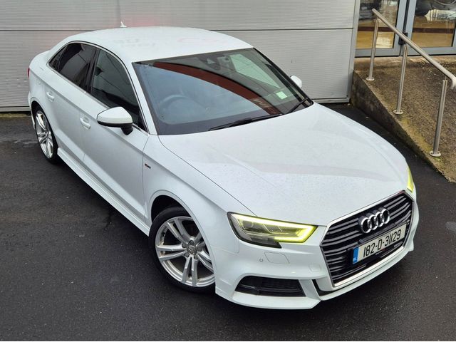 Image for 2018 Audi A3 1.4 Petrol S Line, Saloon, Automatic (150bhp), 18'' Alloys, Sat Nav, CarPlay, Camera, Cruise Control