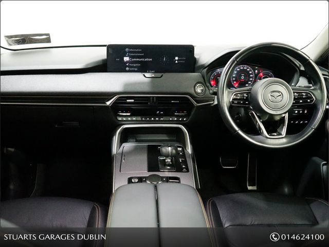 Image for 2025 Mazda CX-60 *HOMURA PLUS PHEV 327ps 8AT AWD*HOMURA PLUS*DRIVERS ASSISTANCE PACK, CONVENIENCE PACK AND PANORAMIC SUNROOF, SOUL RED CRYSTAL WITH BLACK LEATHER*