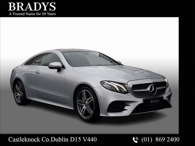 Image for 2018 Mercedes-Benz E Class E220d AMG Coupe Premium Plus--Panoramic Glass Roof--