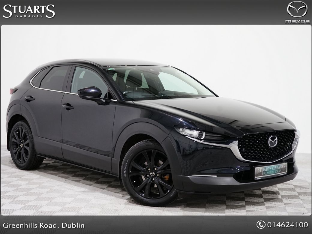 Image for 2022 Mazda CX-30 M Hybrid (122PS) HOMURA 2.0 PETROL* KEYLESS, HEADS UP, NAV, TRAFFIC SIGN RECOGNITION, REAR CAMERA, ADAP CRUISE, LANE DEPARTURE, HEATED SEATS, DUAL CLIMATE, BLIND SPOT DETECTION, PRIVACY 