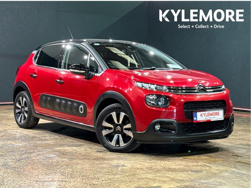 Image for 2018 Citroen C3 1.2 AUTOMATIC - RED/BLACK 2 TONE - SHINE EDITION - CRUISE CONTROL - DIAMOND CUT ALLOY WHEELS - REVERSE CAMERA