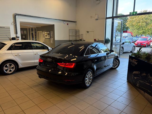 Image for 2015 Audi A3 Saloon AUDI A3 1.4 4DR AUTO. New NCT Done Before Collection, Alloy Wheels, 2Keys, MFSW, Revers Camera, Parking Sensors, Dual Climate Control, Cruise Control, Bluetooth, Paddle Shift, Full Electrics, & more.