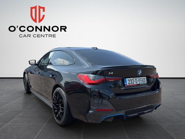 Image for 2023 BMW i4 Edrive40 No fuel stops, no engine noise. just excuses to keep driving.