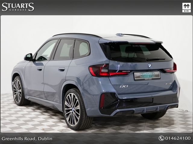 Image for 2023 BMW iX1 30e X-DRIVE M-SPORT *PRO PACK WITH TECH PACK AND COMFORT PACKS*: FINISHED IN STORM BAY METALLIC WITH BLACK HALF LEATHER, 20” DIAMOND CUT ALLOYS. 